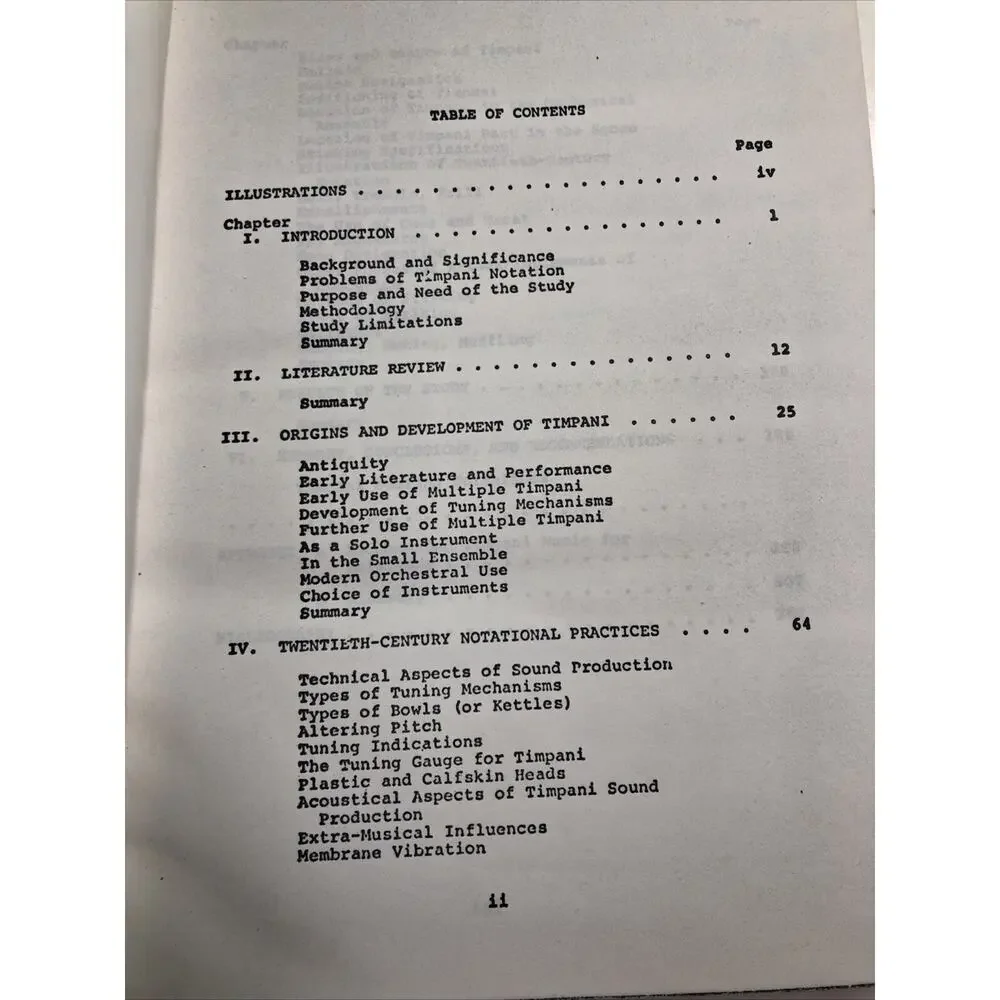 SIGNED Timpani Scoring Techniques In The Twentieth Century John James Papastefan